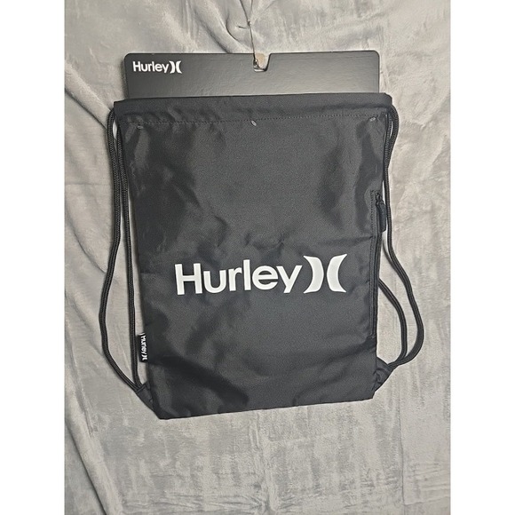 Hurley Other - Hurley Adult Unisex Sports Training Gym Back Drawstring Black Light weight